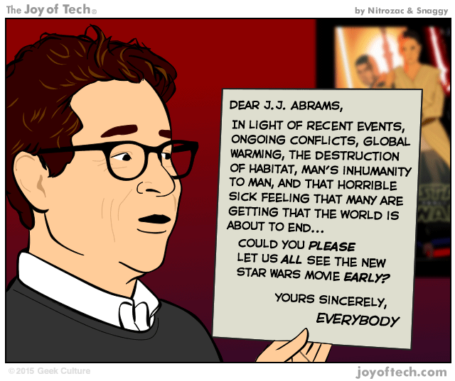 Letter to J.J. Abrams.