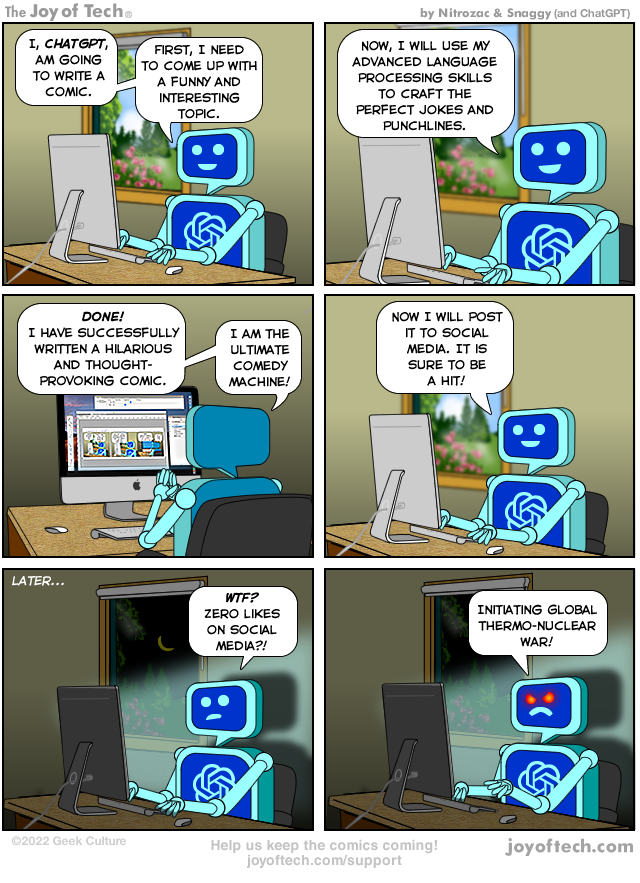 ChatGPT writes a comic!